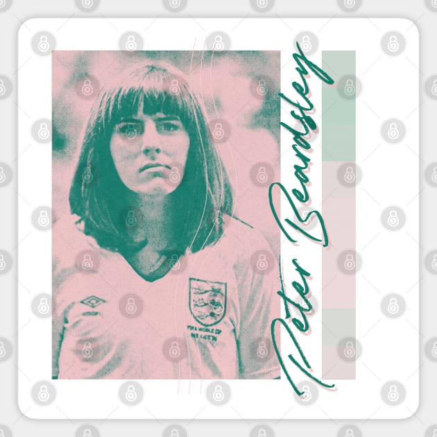 Peter Beardsley  / / Humorous Aesthetic Fan Art Design Magnet by unknown_pleasures